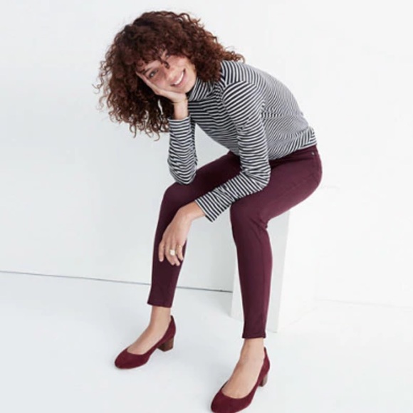 Madewell Denim - MADEWELL 10 inch high rise skinny jeans in sateen